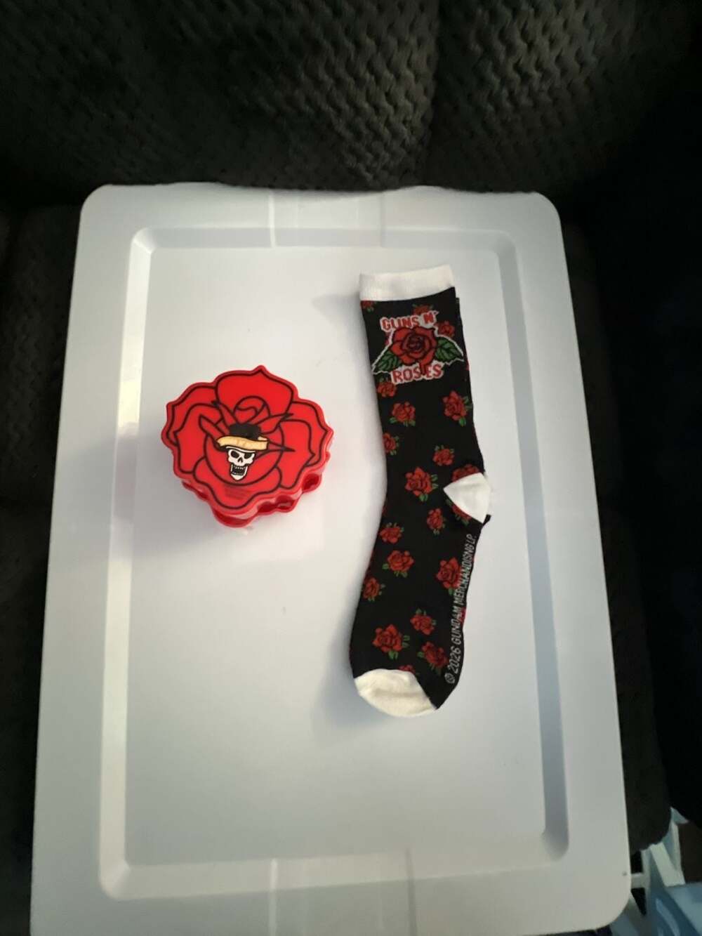 Culturefly Guns N Roses Crew Socks Rose Case